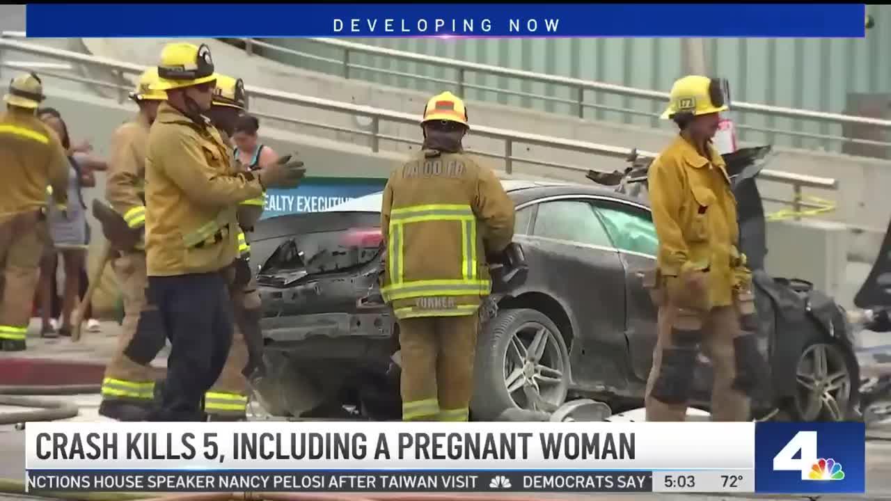 Windsor Hills Crash Kills 6, Including a Pregnant Woman and Her Baby | NBCLA