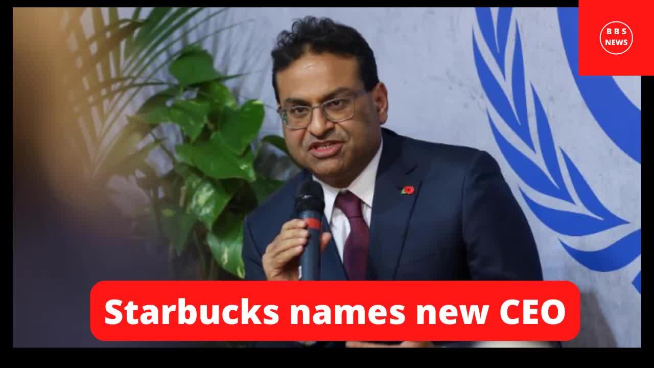 Starbucks names the new CEO
