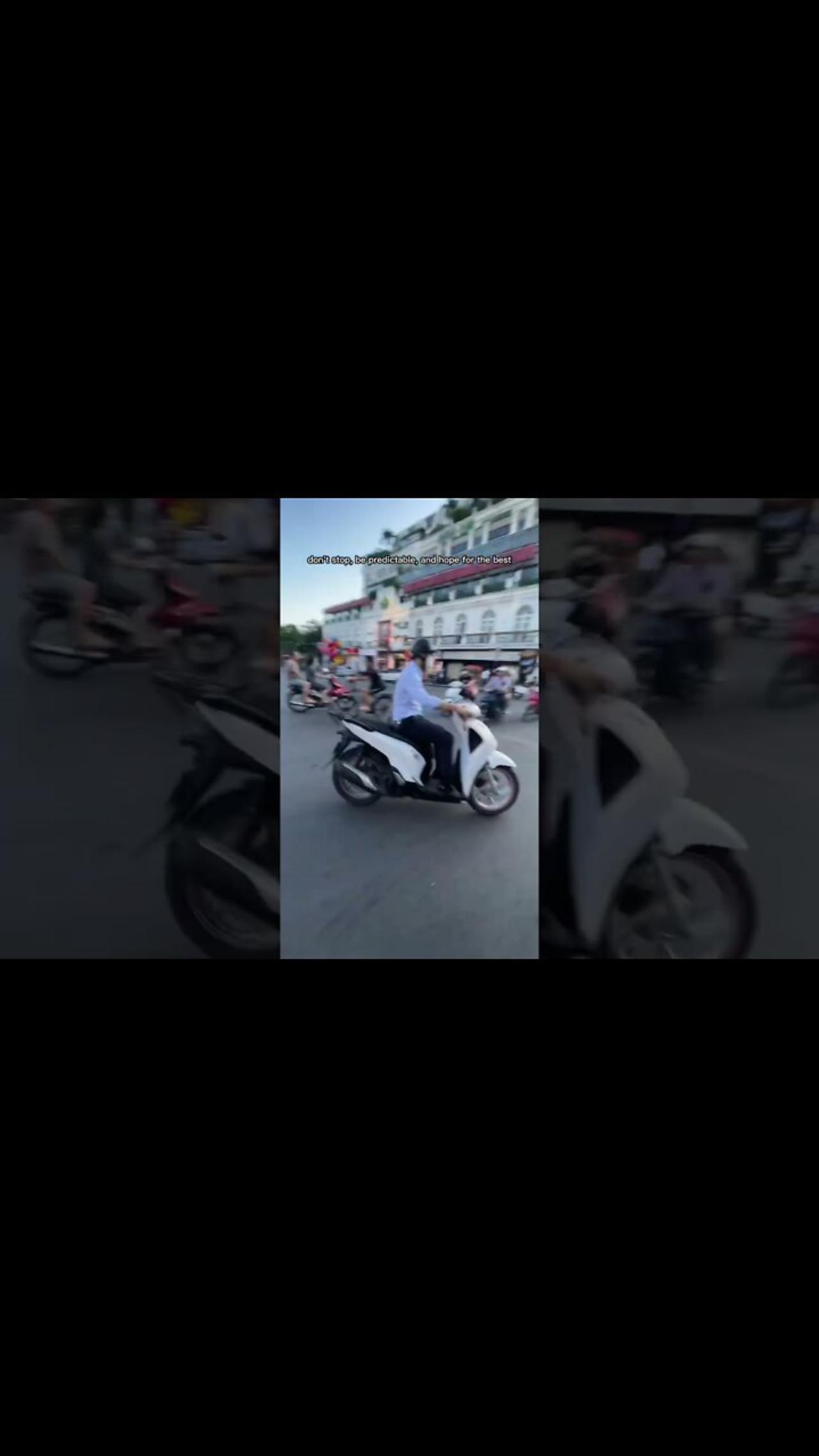 Vietnam has the worlds craziest street crossings 🚶‍♂️
