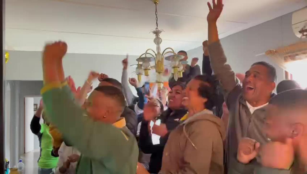 WATCH: Canan Moodie’s family celebrate Springbok debutant’s try