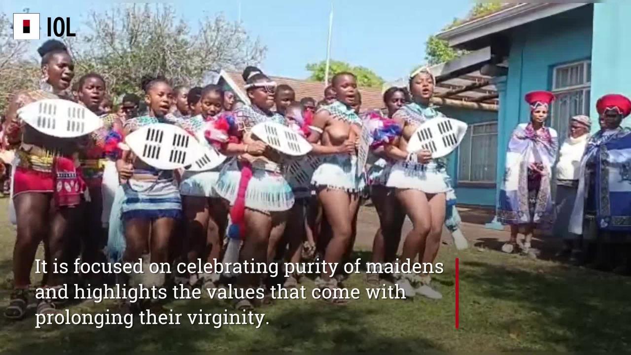 Zulu maidens reed dance