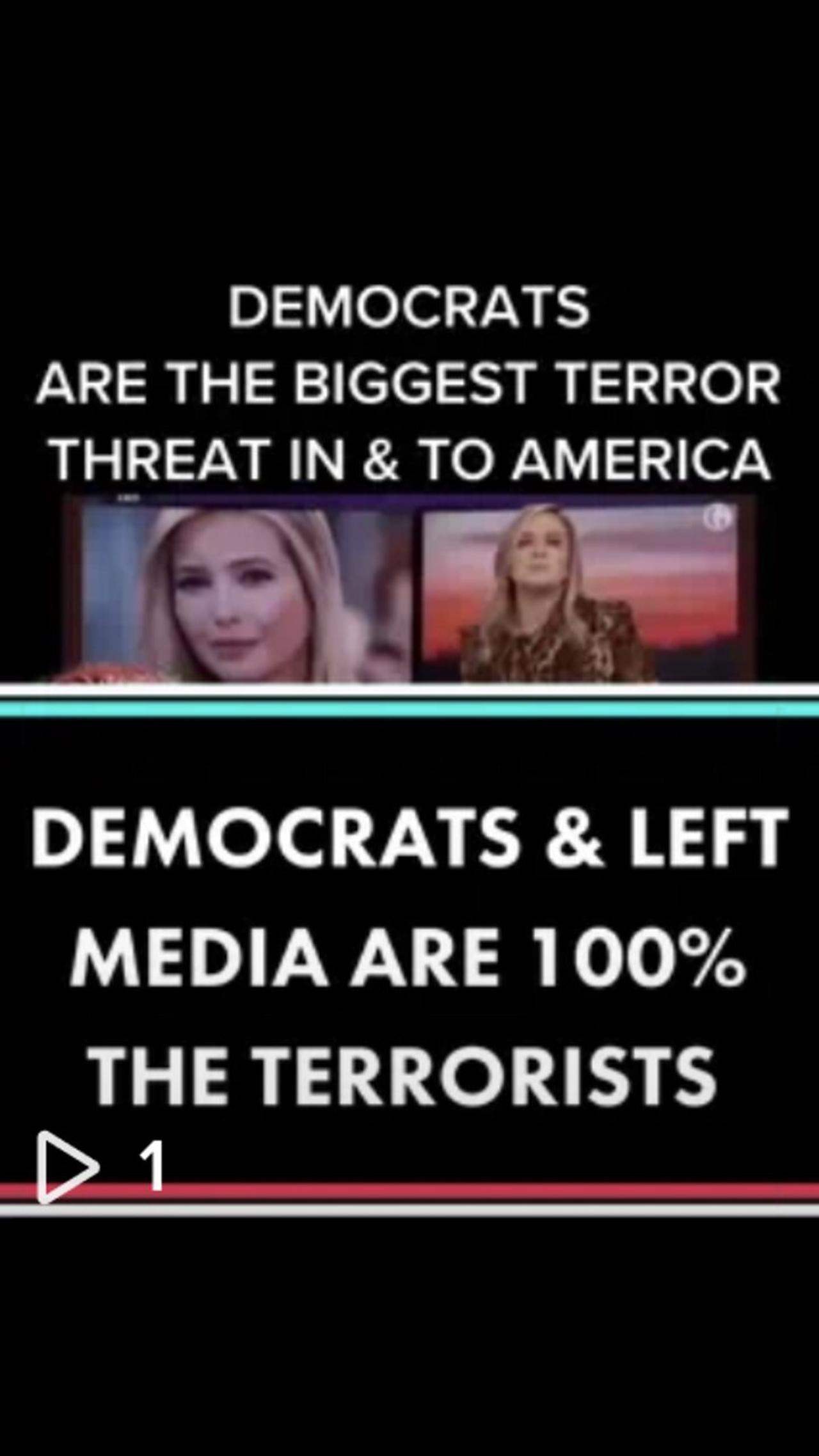 More terrorism from the divisive (war starting) democrats