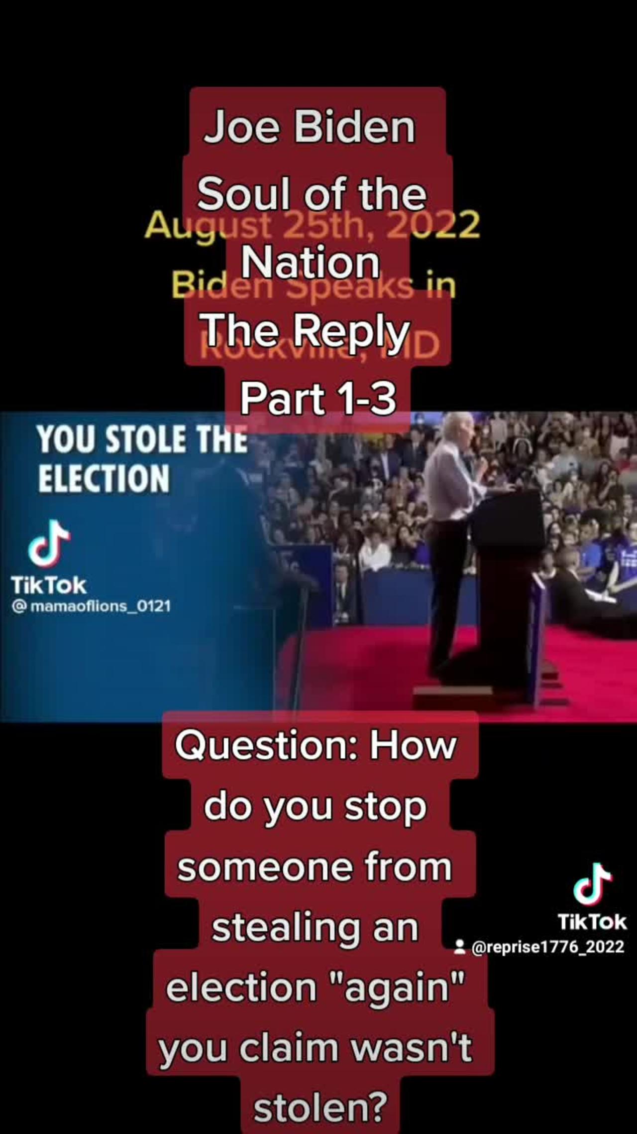 Biden the soul of the nation My: KISS MY American Ass Part 1-3