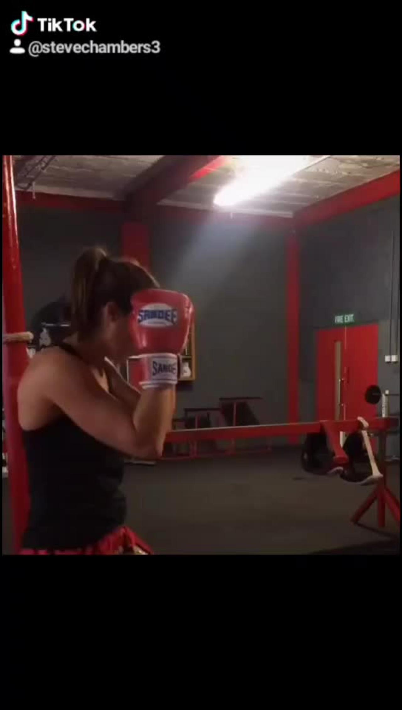 Gemma Atkinson Kickboxing