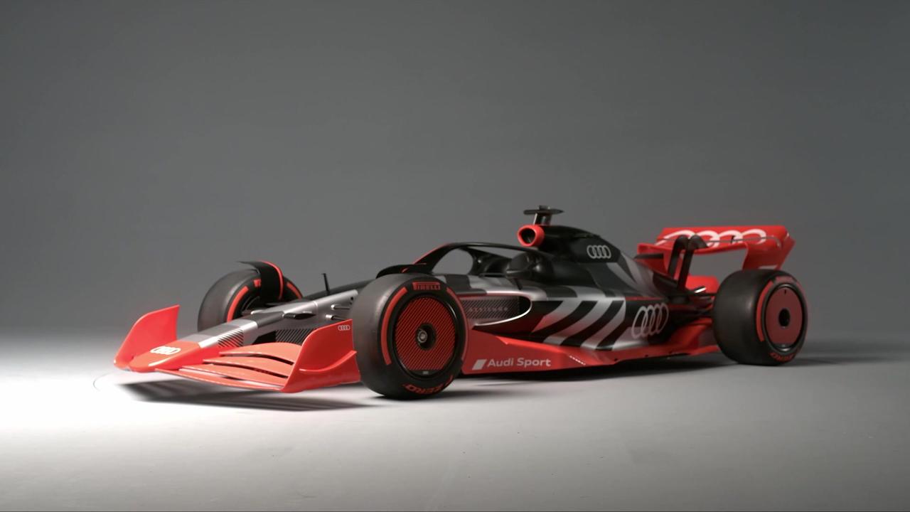 Showcar with Audi F1 launch livery