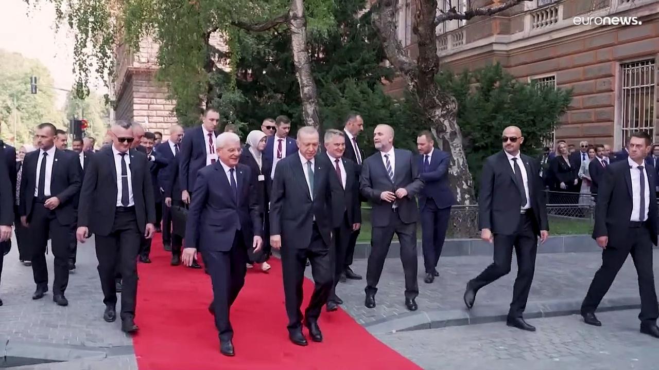 Turkey's President Erdogan begins three-day Balkan tour in Sarajevo