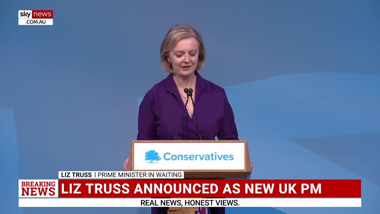 Liz Truss to replace Boris Johnson as UK Prime Minister