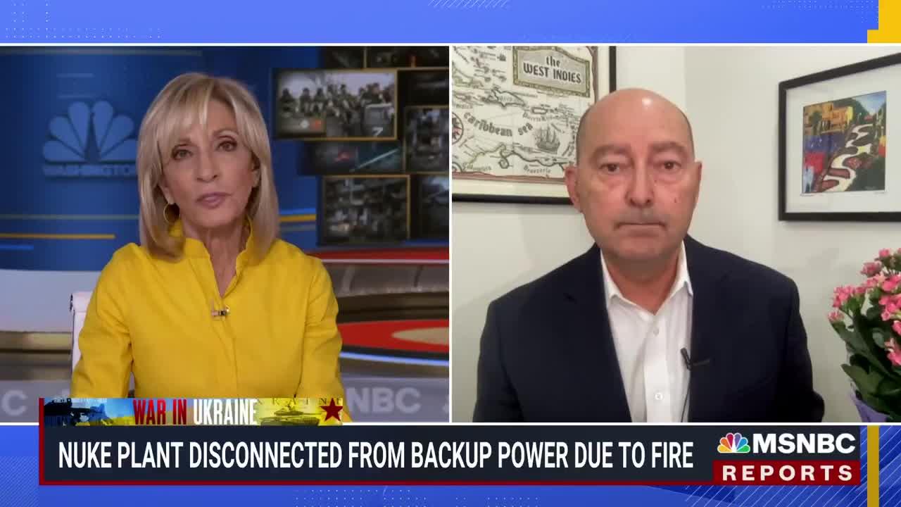 Potential Nuclear Disaster At Zaporozhzhia 'Equally High' To Fukushima Says Adm. Stavridis