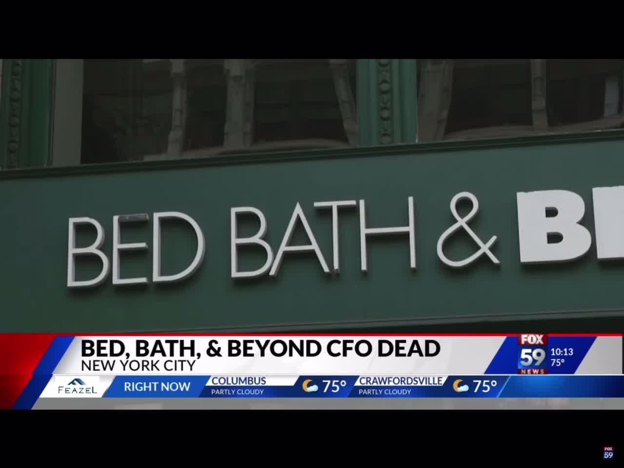 Bed Bath & Beyond CFO Gustavo Arnal committed suicide by jumping from an 18th floor balcony in NYC