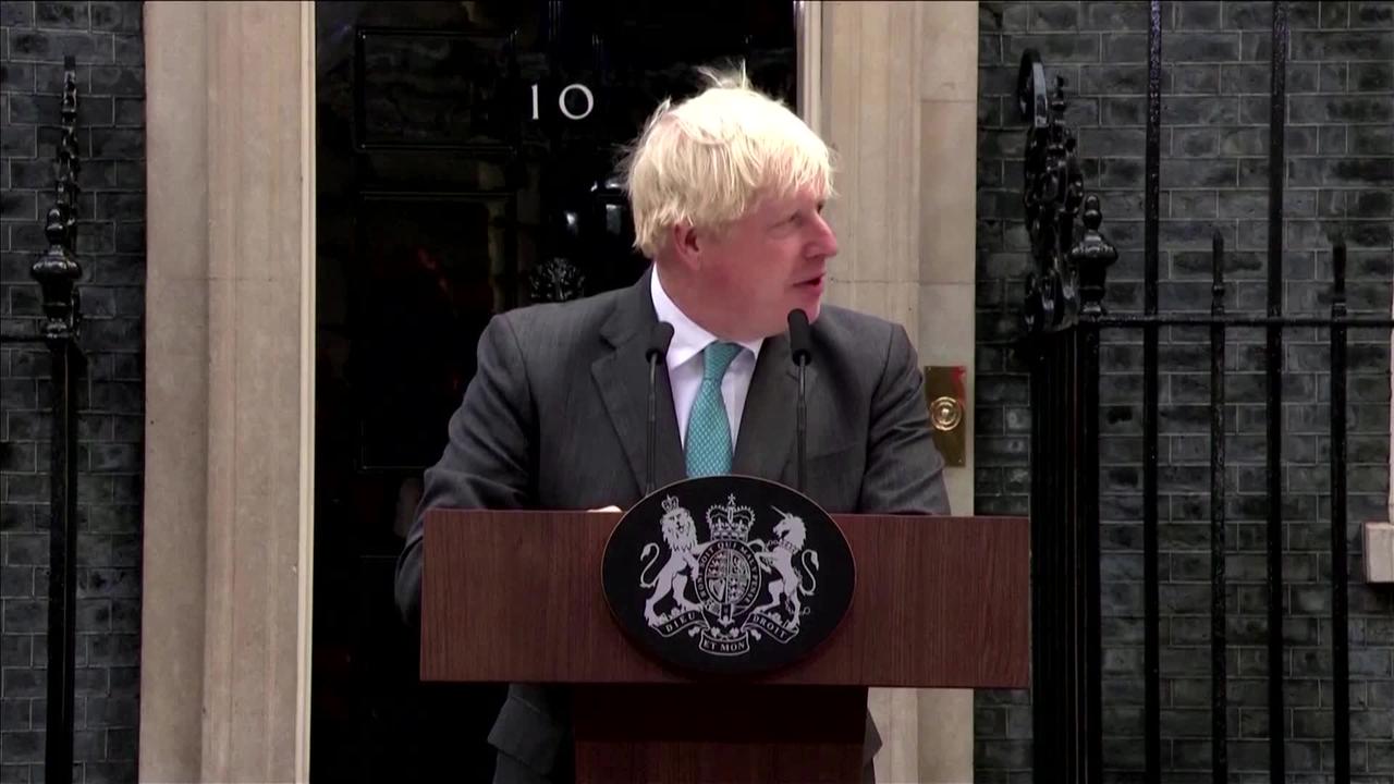 Johnson bows out as UK PM, backs Truss