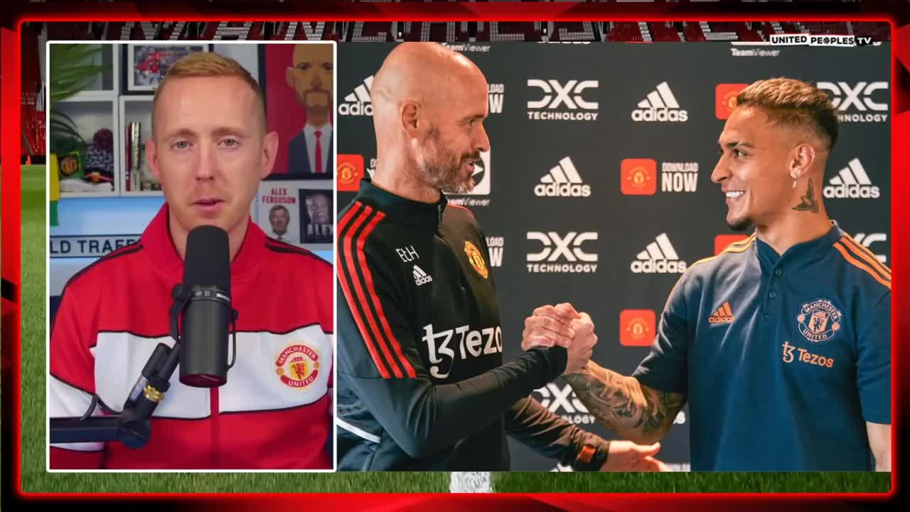 Antony's First Interview As A Man Utd Player: Ambitions, Goals & Plans With Ten Hag! | REACTION