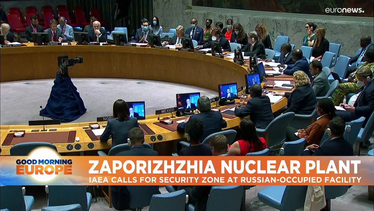 UN agency calls for safety zone around Ukraine nuclear plant