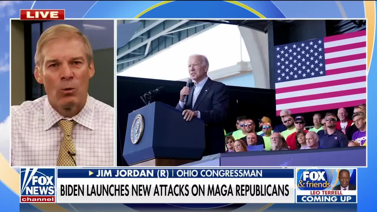 Jim Jordan: Biden is name-calling because he has nothing else to talk about