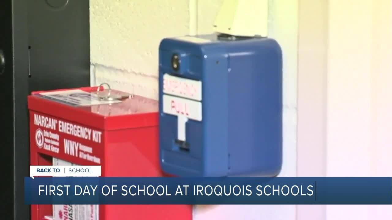 Iroquois Central School District welcomes back students with new improvements