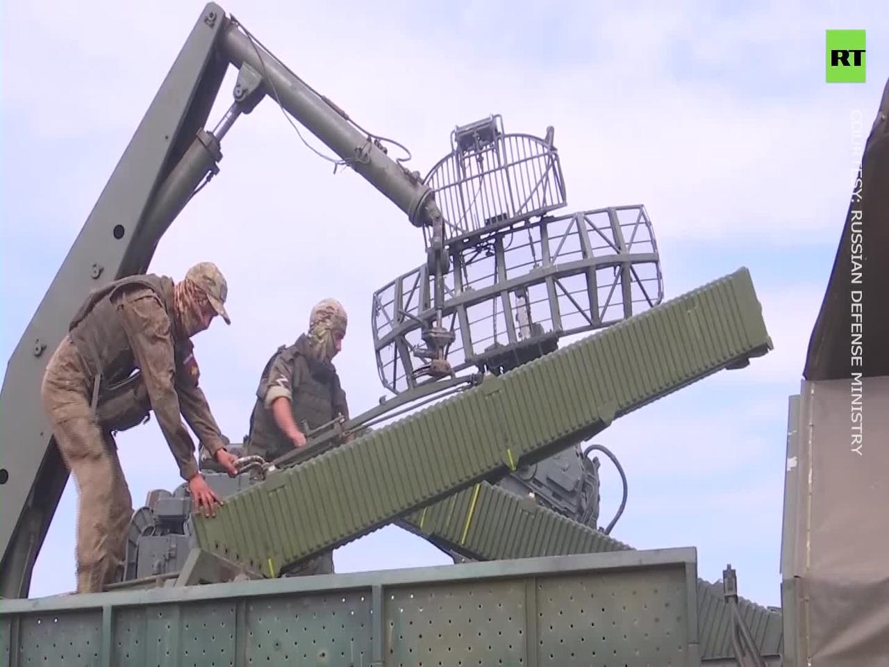Surface-to-air Osa missile system deployed to protect Russian troops