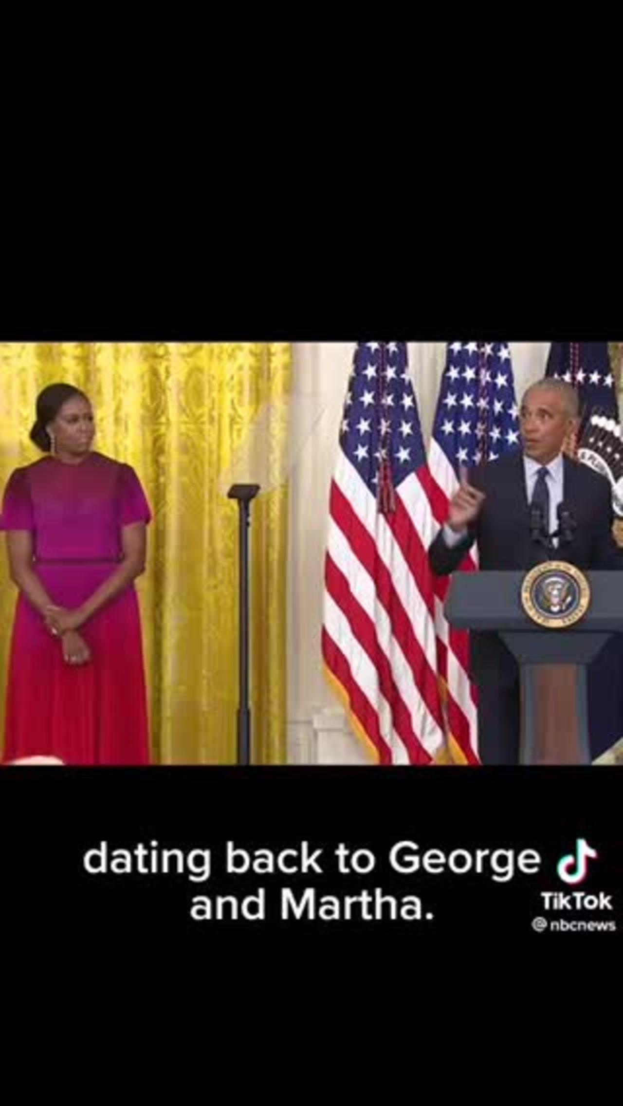 Former President Barack Obama And Former First Lady Michelle Returns At The White House