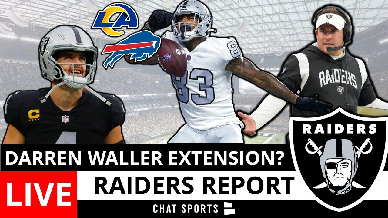 Raiders Live: Darren Waller Extension Rumors + Rams vs. Bills Watch Party