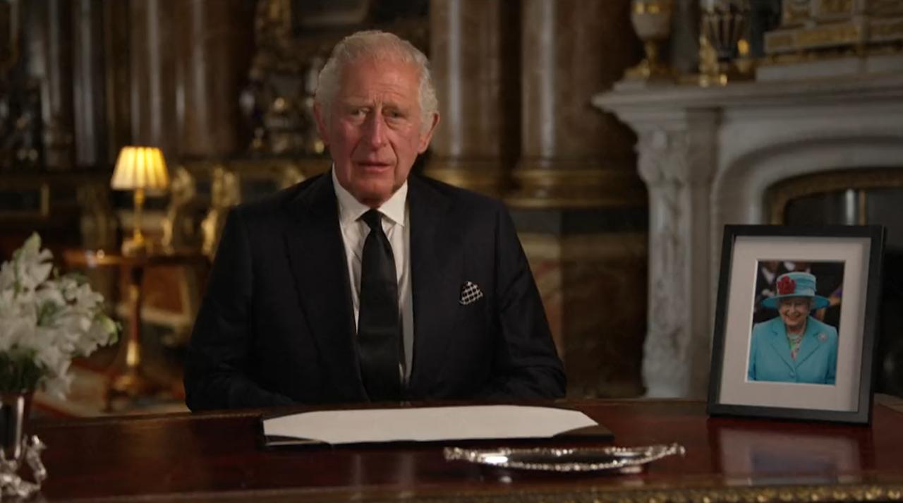 King Charles III addresses the nation for the first time since Queen's death