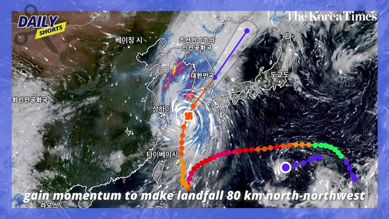 Super Typhoon Hinnamnor in South Korea