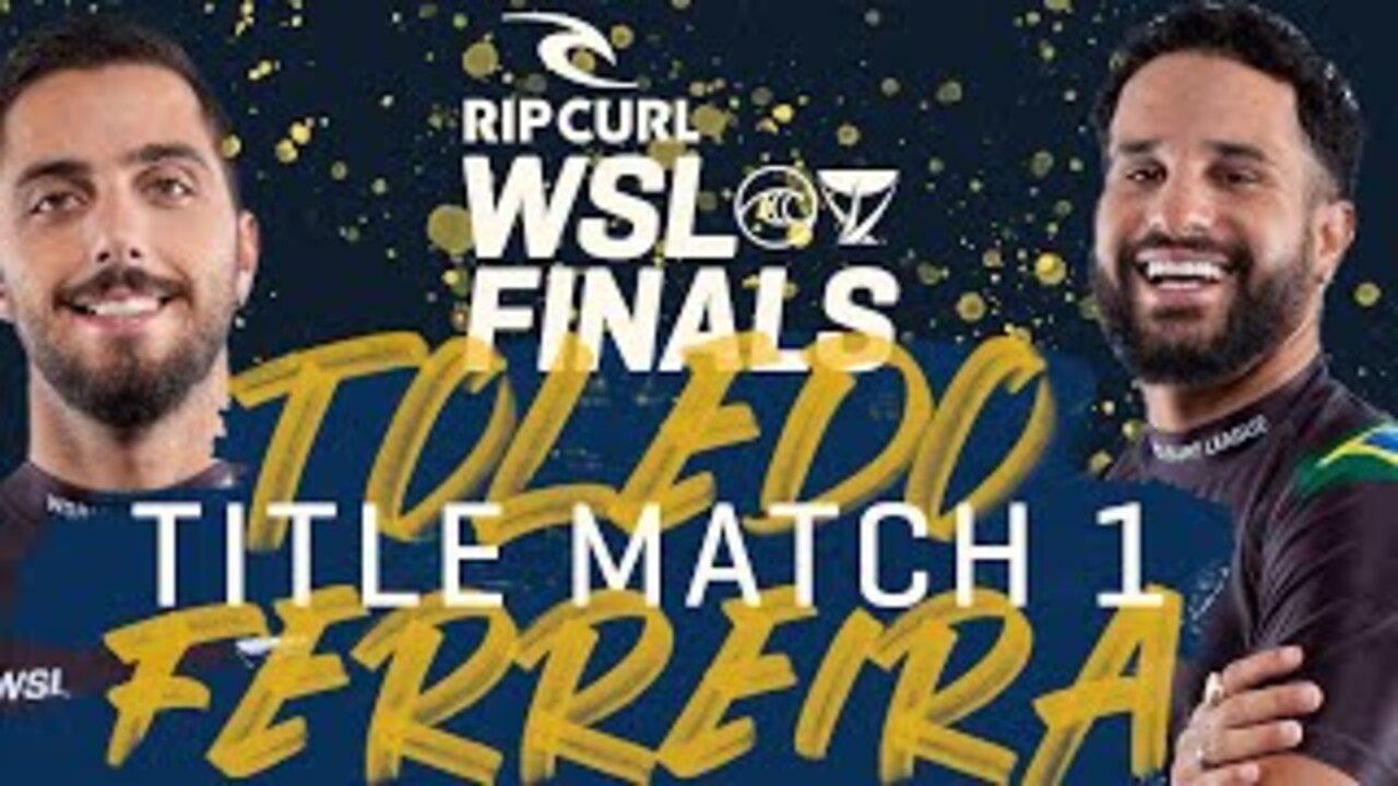 Filipe Toledo vs Italo Ferreira | Rip Curl WSL Finals 2022 - Championship Heat