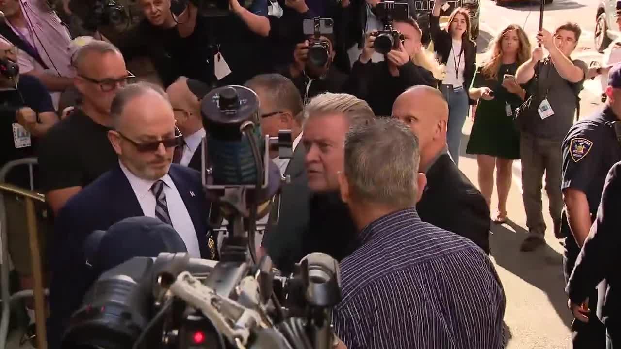 Watch Steve Bannon Arrested for money laundering, conspiracy