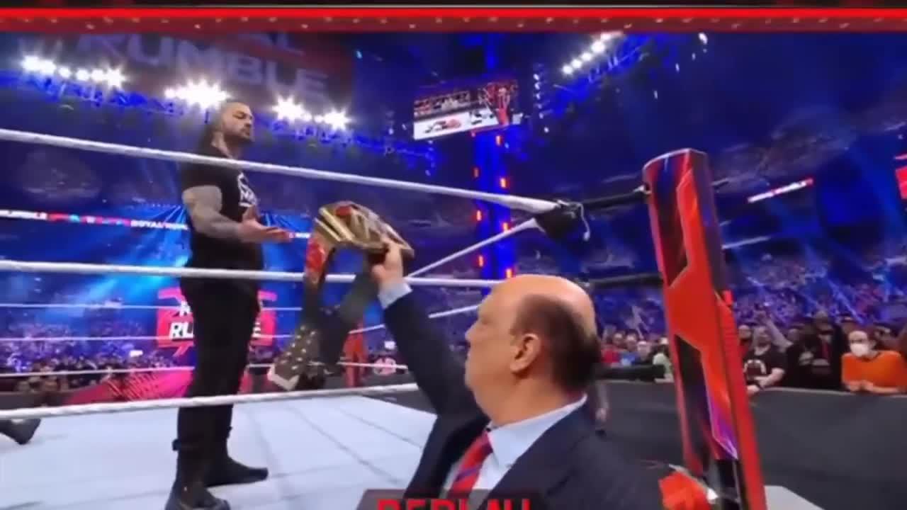 boddy lashley vs Brock Lesnar royal rumble 2022