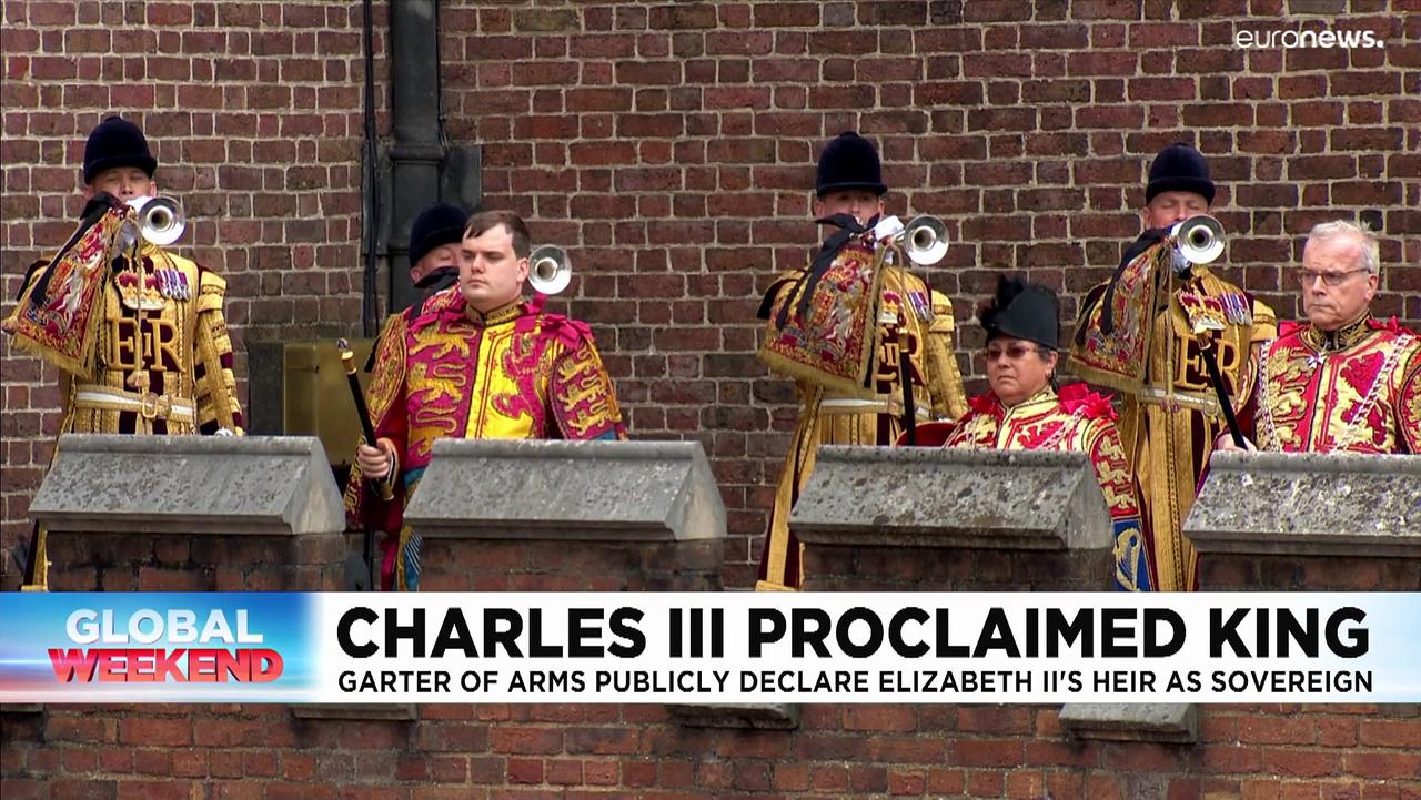 Charles III proclaimed King to fanfare and gun salutes across Britain