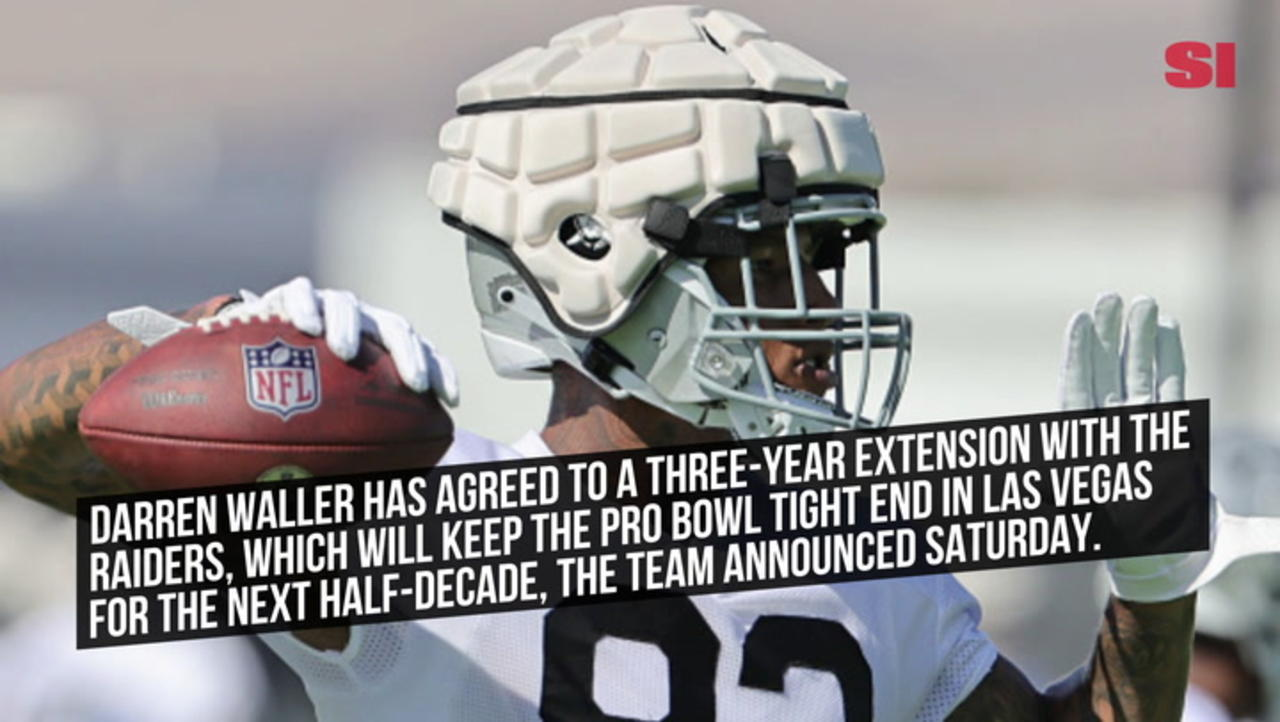 Raiders, Darren Waller Reach Agreement on Three-Year Extension