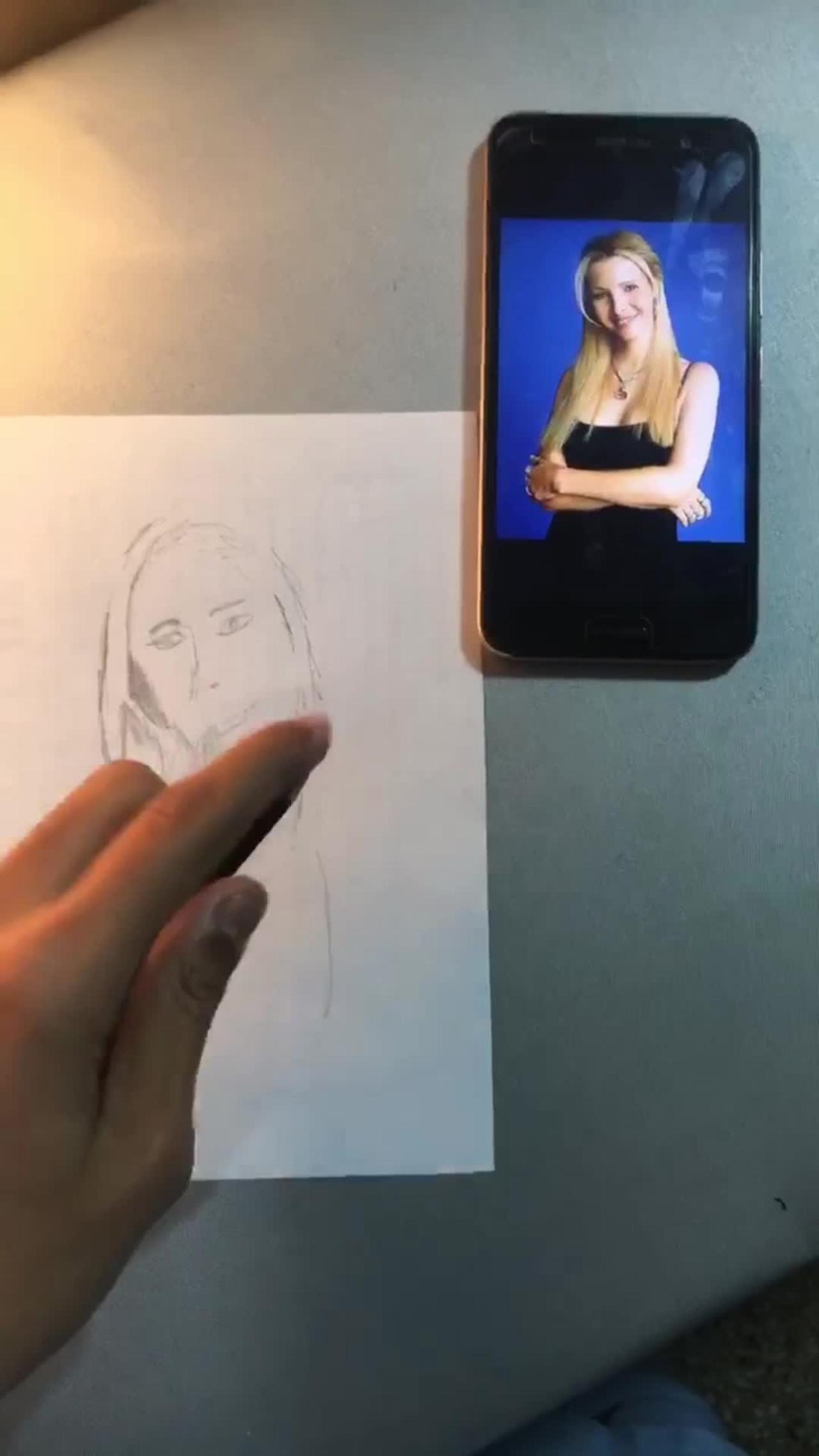 Amazing sketch ft. Phoebe Buffay. Rate from 1-10✨ Subscribe for more❤