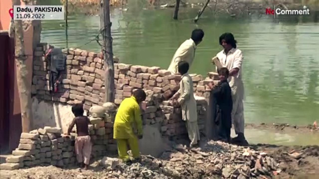 United Nations Secretary-General Antonio Guterres visits the flood disaster in Pakistan