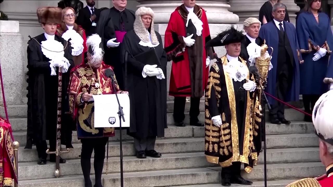 UK: City of London hears proclamation of King Charles