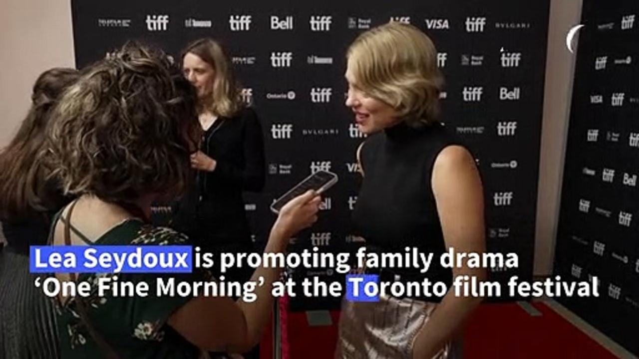 Lea Seydoux walks Toronto red carpet for 'One Fine Morning'