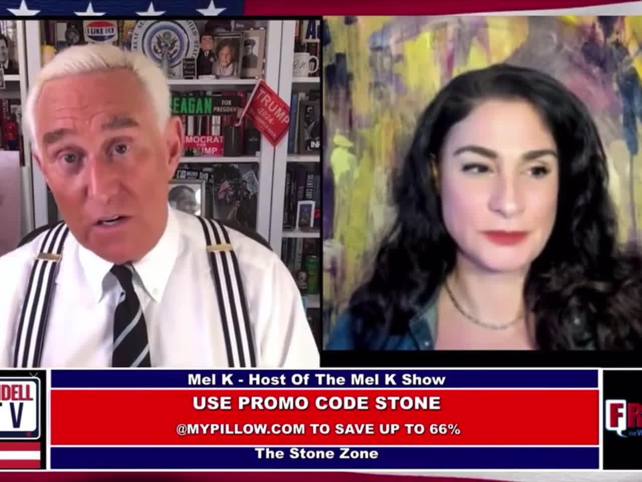 Mel K of The Mel K Show discusses my case on The Stone Zone