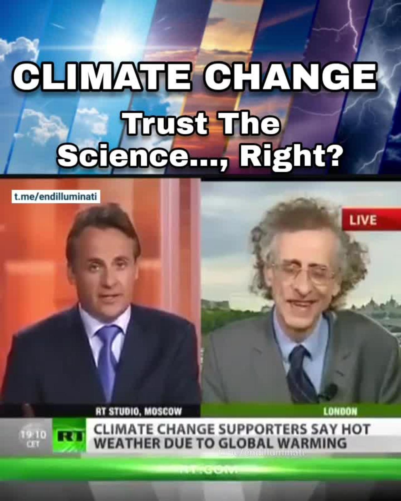 !! CLIMATE !! CHANGE !! TRUST !! THE !! SCIENCE !!