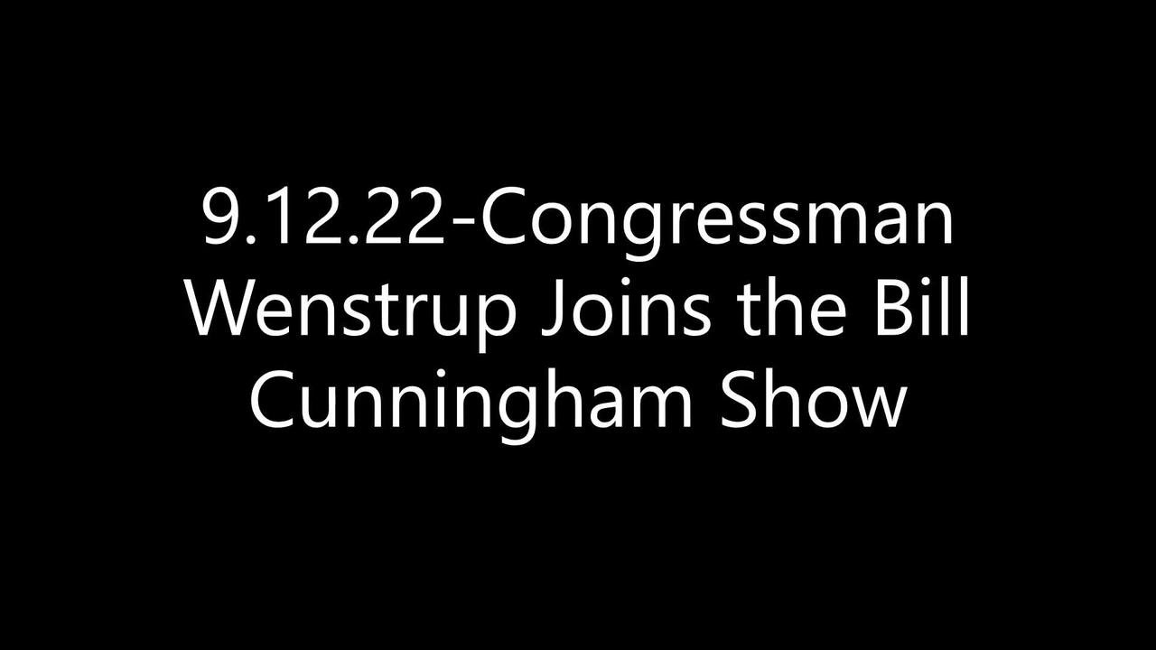 Wenstrup Joins The Bill Cunningham Show to discuss National Security + Defense in the Post 9/11 Era