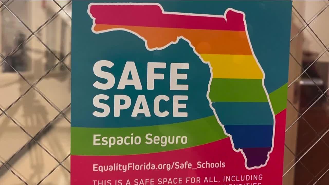 LGBTQ supporters question removal of Safe Space stickers in Pasco County schools