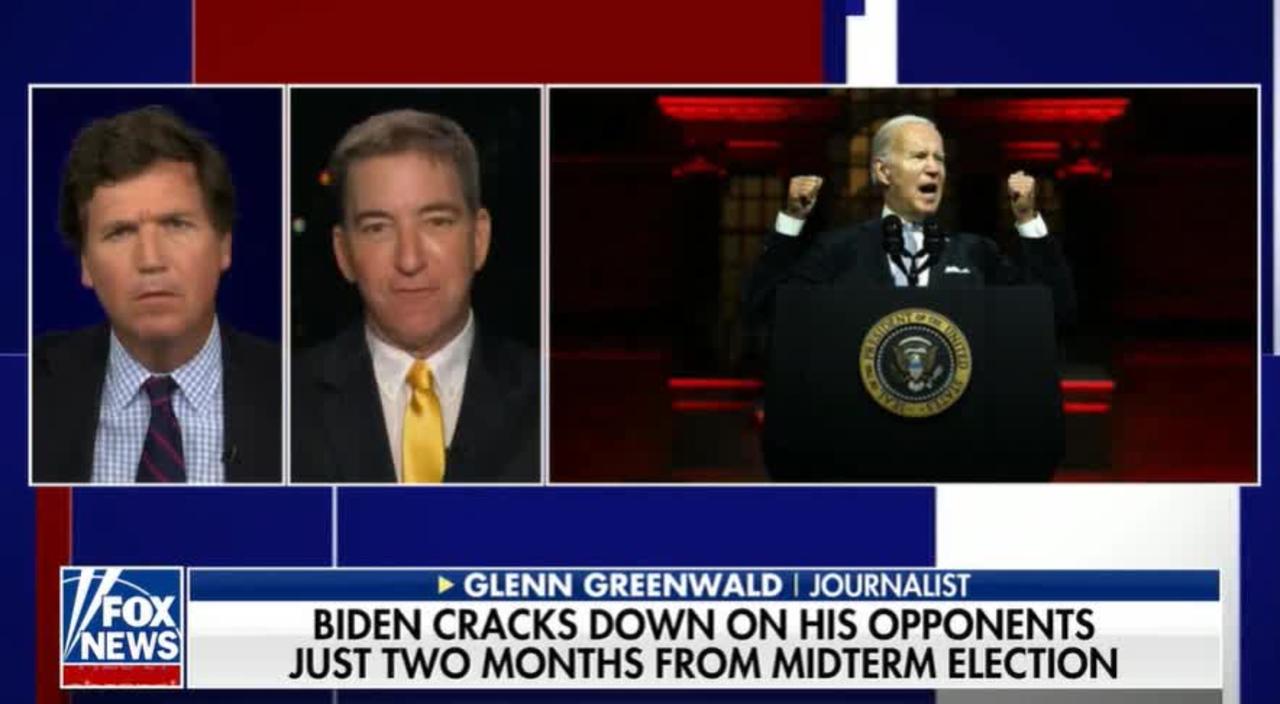 Glenn Greenwald talks about Biden's criminalization of dissent in America 9/12/22