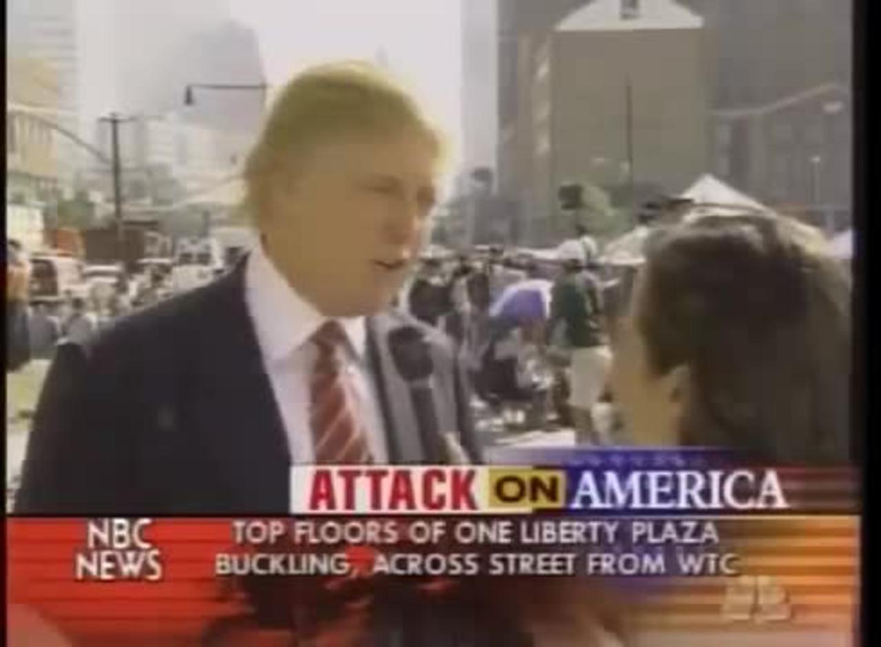 Donald Trump interview 2 days after 9:11 at ground zero