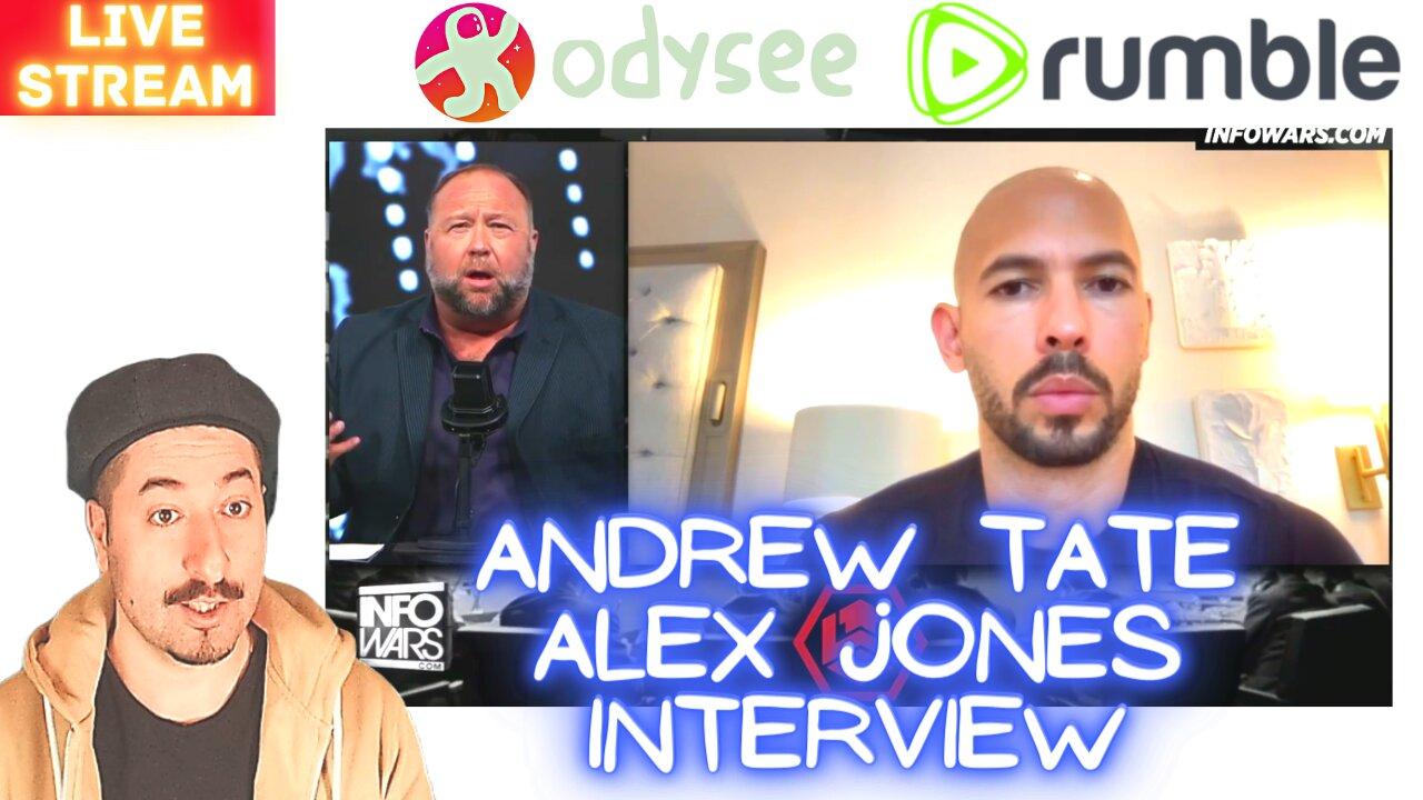 TOP G Andrew Tate Interview With Alex Jones - ONLY ON RUMBLE & ODYSEE