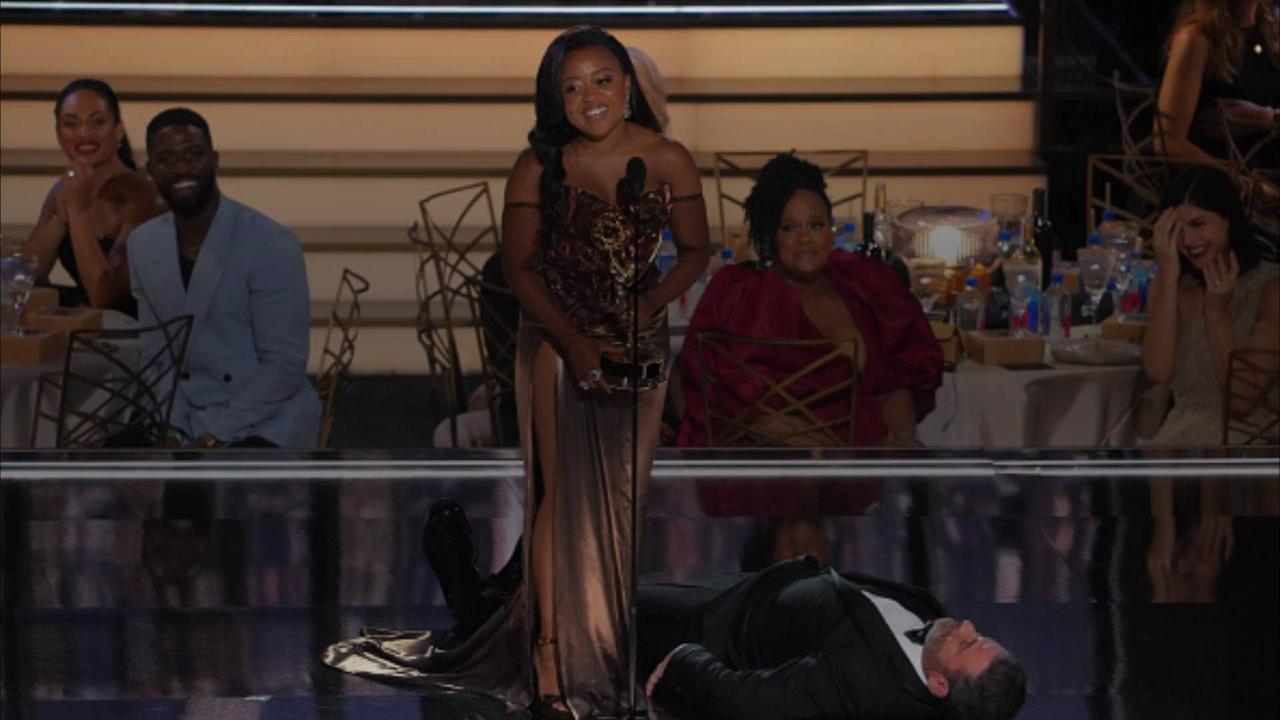 Quinta Brunson Addresses Jimmy Kimmel Lying Onstage During Her Speech at the Emmys