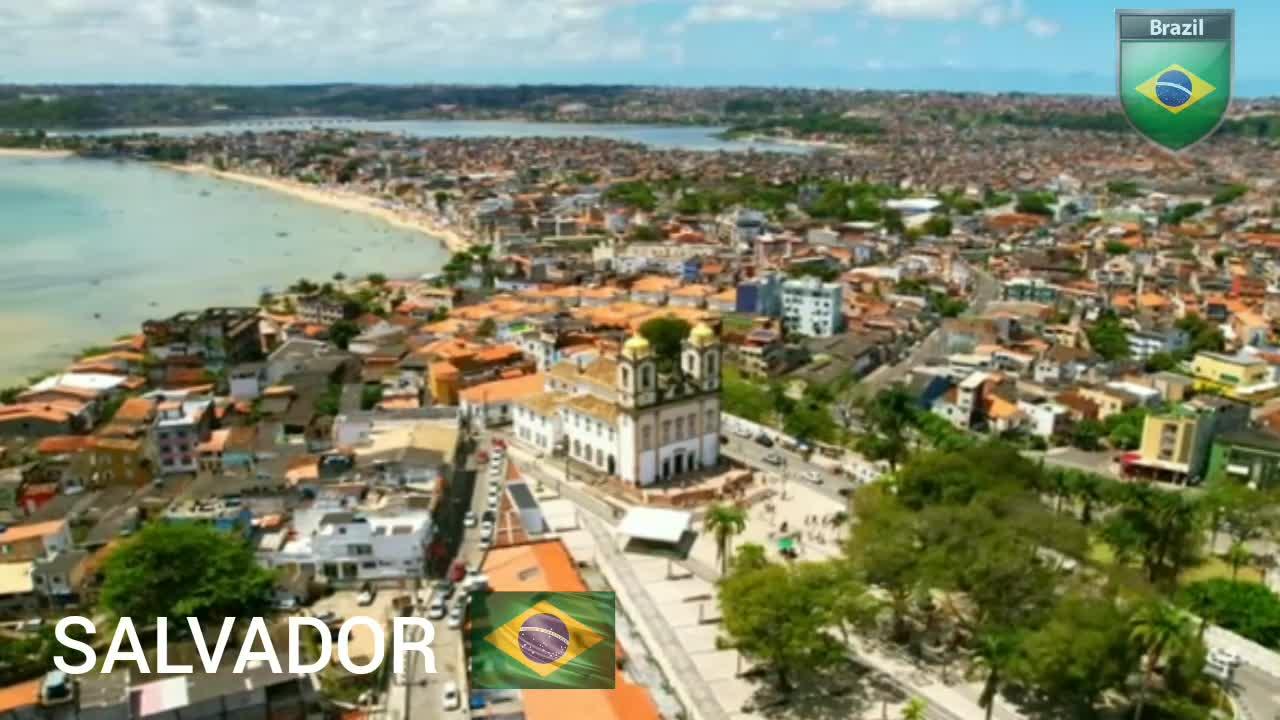 (DRONE) GET TO KNOW THE CITY OF SALVADOR - BRAZIL