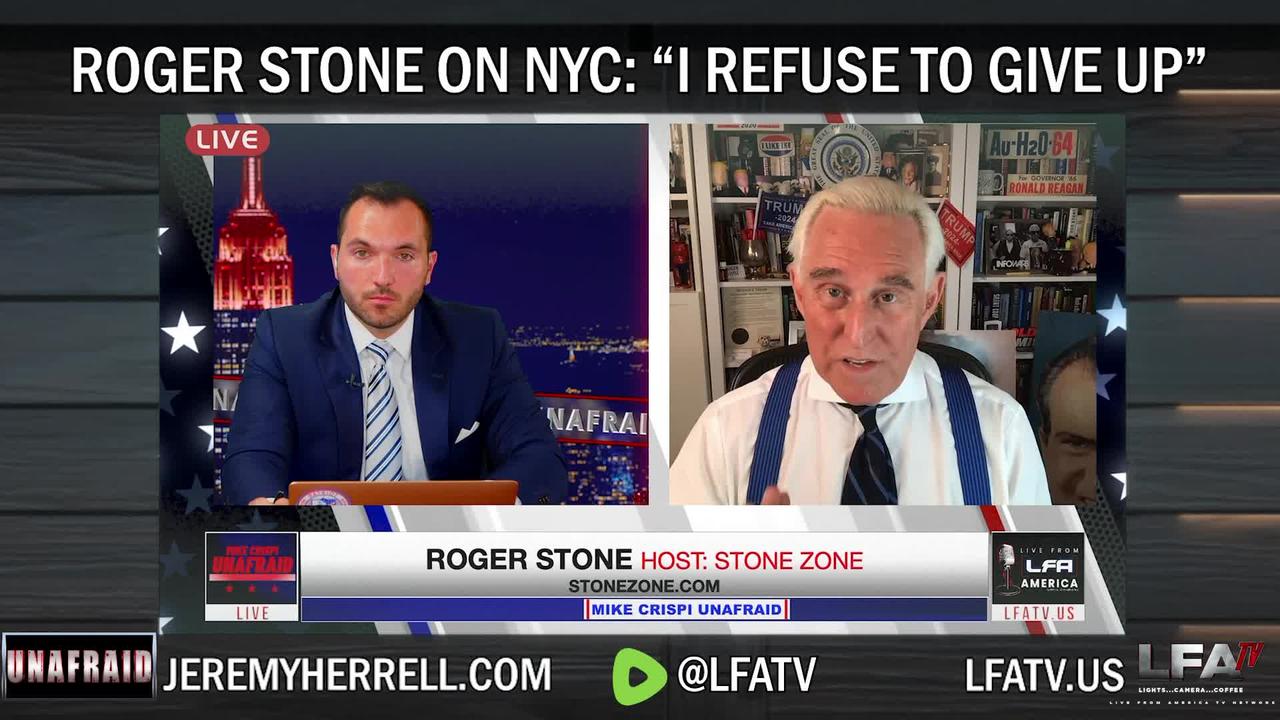 LFA TV SHORT CLIP: ROGER STONE REFUSES TO GIVE UP!!
