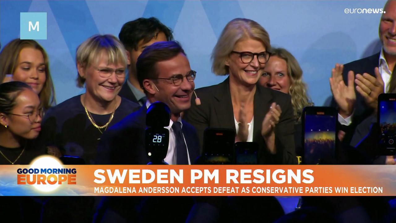 Magdalena Andersson: Sweden's PM will resign today, after conceding election to right-wing