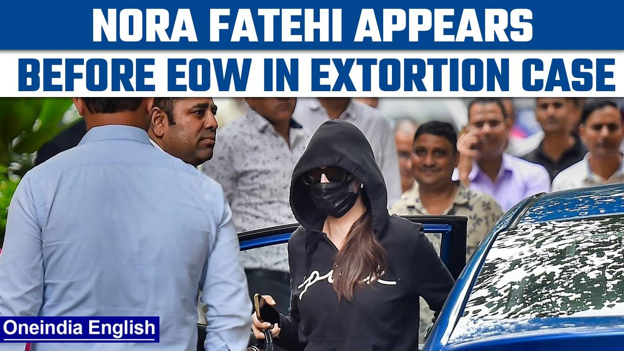 Nora Fatehi appears before EOW in conman Sukesh extortion case | Oneindia news *news
