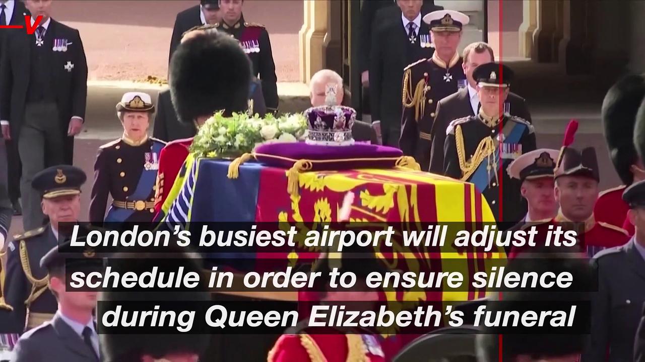 London’s Busiest Airport Will Reduce Its Flight Schedule to Ensure Silence During the Queen’s Funeral