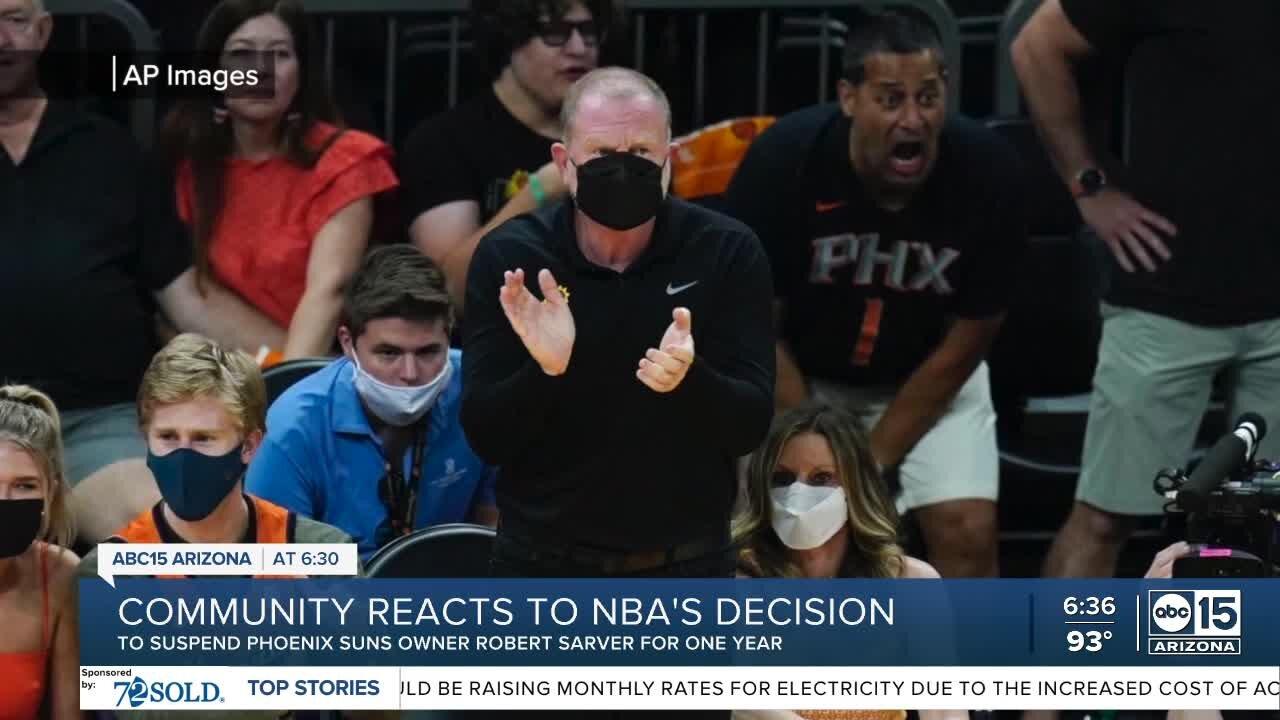 Community continues to react to NBA's decision on Sarver