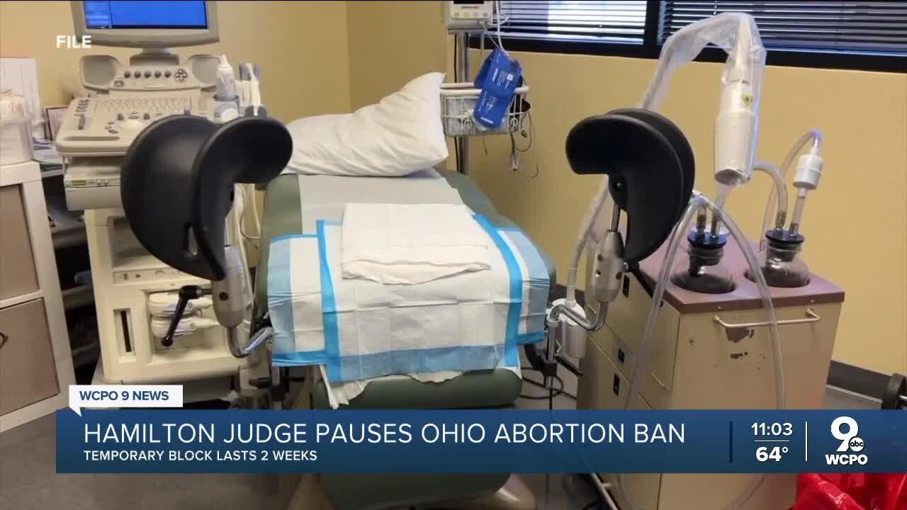 Hamilton County judge temporarily blocks Ohio law banning most abortions after six weeks