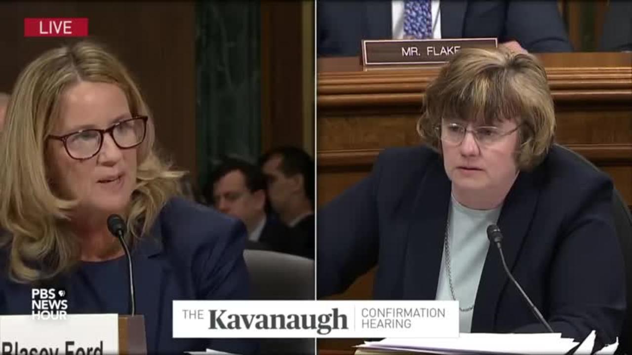 Watch Rachel Mitchell's complete questioning of Christine Blasey Ford, without interruptions. 2018