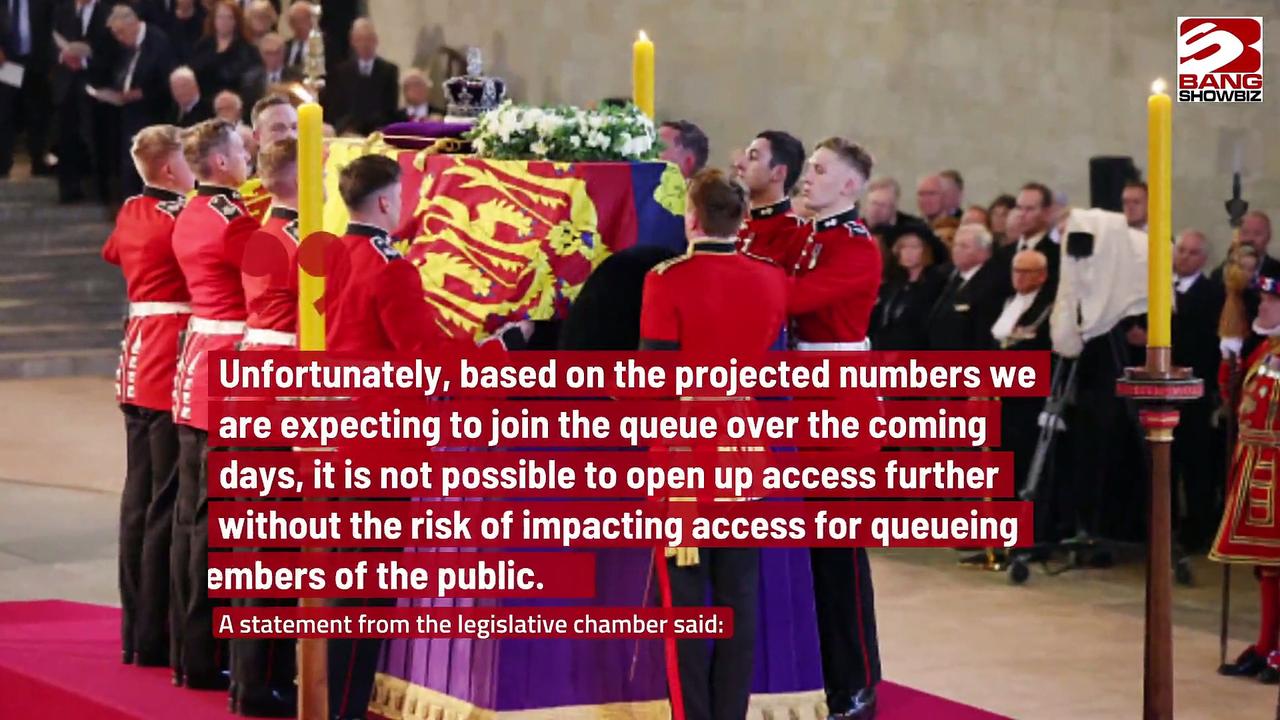 MPs banned from skipping the queue to pay respects to Queen Elizabeth II
