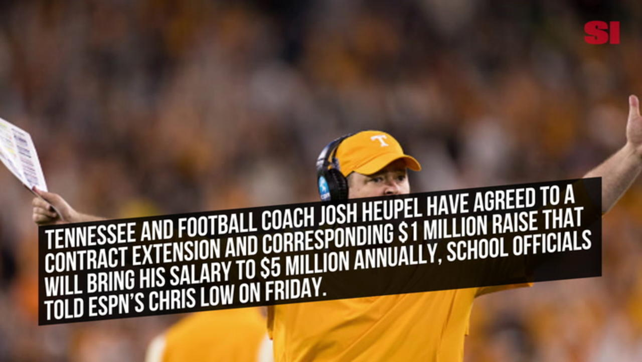 Report: Tennessee Vols Give Josh Heupel Raise, Contract Extension